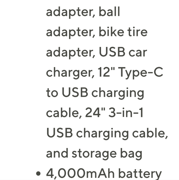 COPY - portable air compressor , flashlight, and power bank - Picture 4 of 6